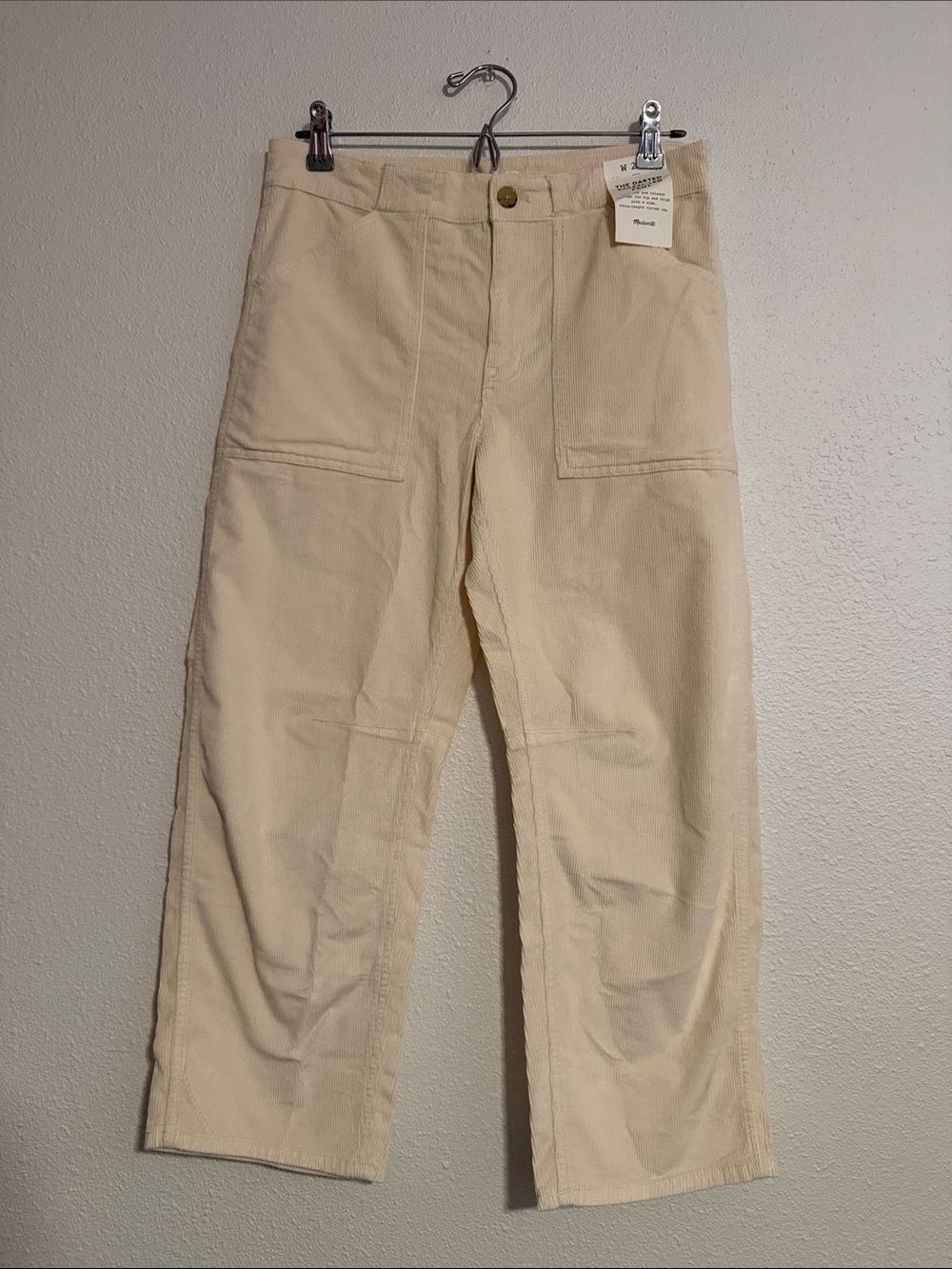 Madewell The Darted Barrel-Leg Utility Pant in Corduroy - Picture 3 of 8